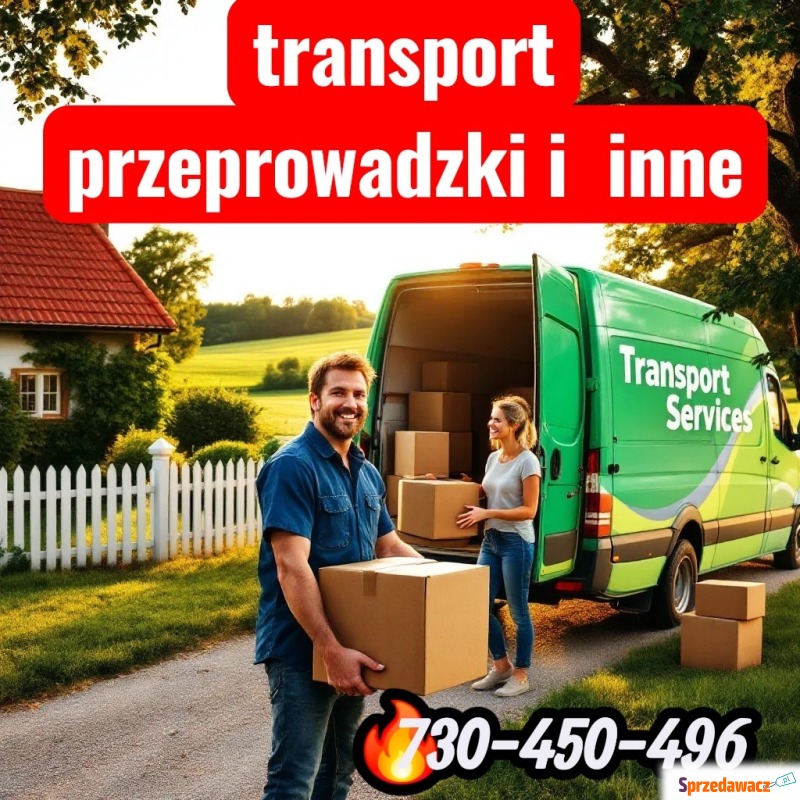 Transport przeprowadzki sprzątanie...