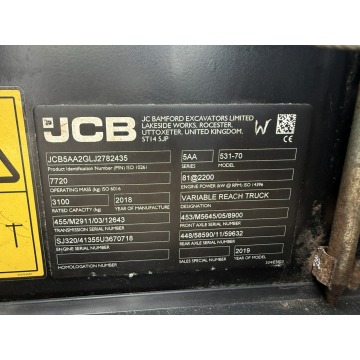 JCB 531-70 - ładowarka teleskopowa, JVB 531-70,... - Pojazdy specjalistyczne - Kozerki - zdjęcie 8
