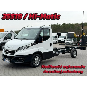 Iveco Daily 35S18 H - HI-MATIC Full led 12.2023r (Kontener Chłodnia Laweta Wywrotka Firana)