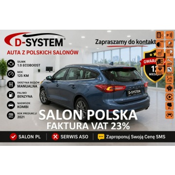 Ford Focus - 2023  Salon Polska  1Właściciel GWARANCJA Titanium serwis ASO