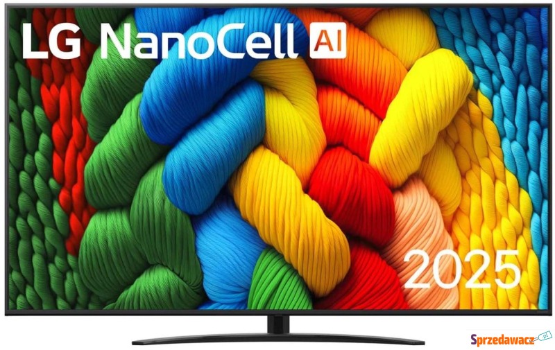 Telewizor LG 75NANO81A3A NanoCell 75'' 4K Ultra... - Telewizory - Starogard Gdański