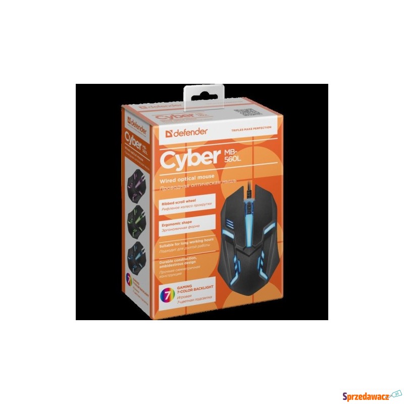 DEFENDER MYSZ CYBER MB-560L 7...