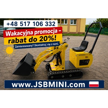 Mini Ładowarka gąsienicowa MS-TL113 JSB - Nowa... - Pozostałe art. ogrodnicze - Toruń - zdjęcie 1