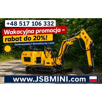 Mini Koparka gąsienicowa MS-TE113 JSB - Nowa 2025