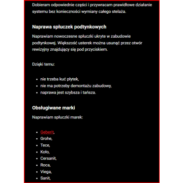 Hydraulik tylko od stelaży Warszawa. - Spłuczki, stelaże - Warszawa - zdjęcie 4