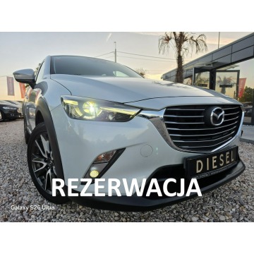 Mazda CX-3 - 1.5D#105PS#LIFT#RVM#Ledy#Skóry#Navi#Kamera#Świeży Import#Gwarancja!!!