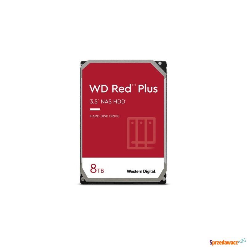 Dysk HDD WD Red Plus WD80EFPX (8 TB ; 3.5"; 256... - Dyski twarde - Łódź