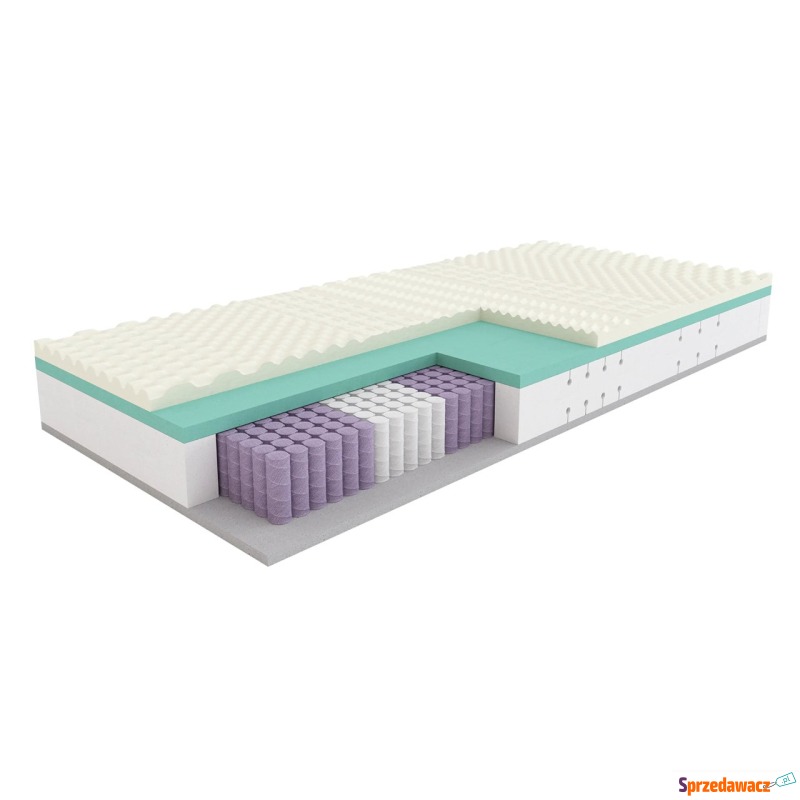 Materac Hybrid Premium SleepMed 140x200x23 sp... - Materace - Poznań
