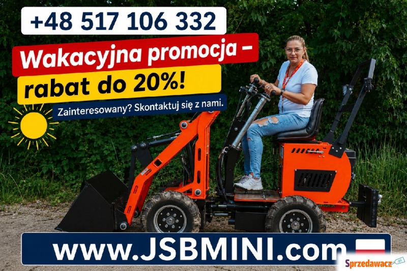 Mini Ładowarka kołowa przegubowa łamana MS-L1... - Pojazdy specjalistyczne - Toruń