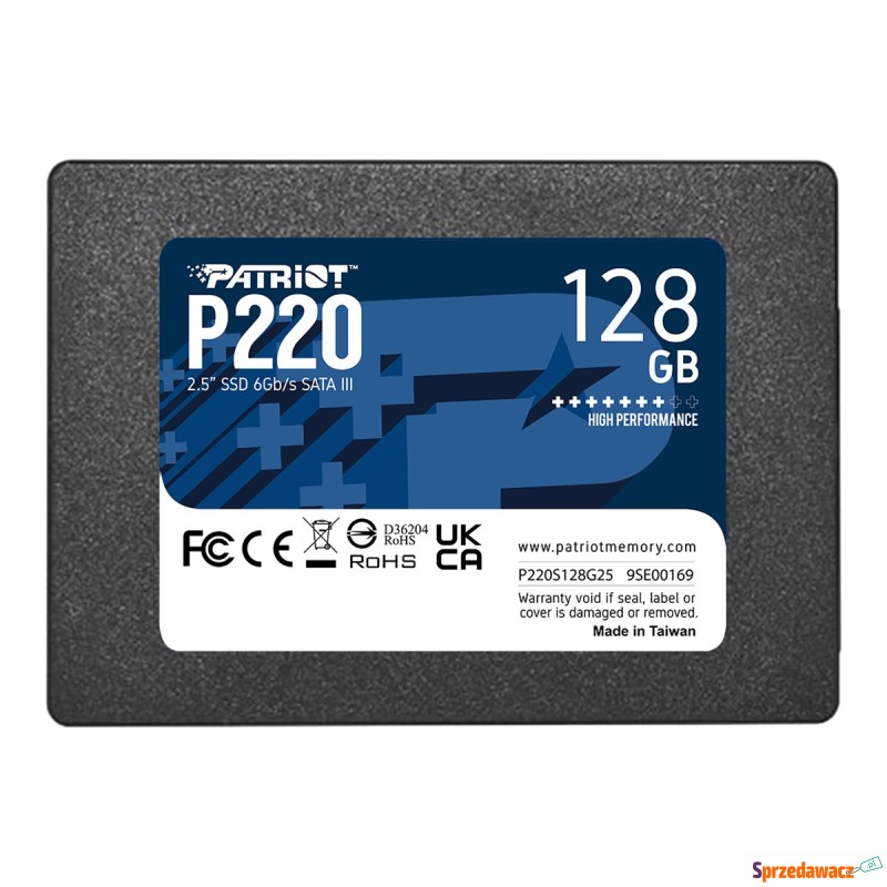 Dysk SSD Patriot P220 128GB M.2 P220S128G25 - Dyski twarde - Grudziądz