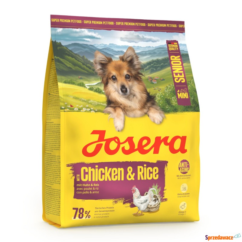 Josera Mini Senior, kurczak i ryż - 900 g - Karmy dla psów - Sandomierz