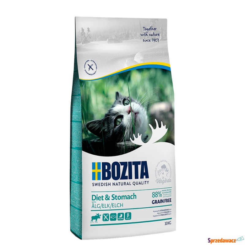 Bozita Grainfree Diet & Stomach, łoś - 2 x 10... - Karmy dla kotów - Jarosław