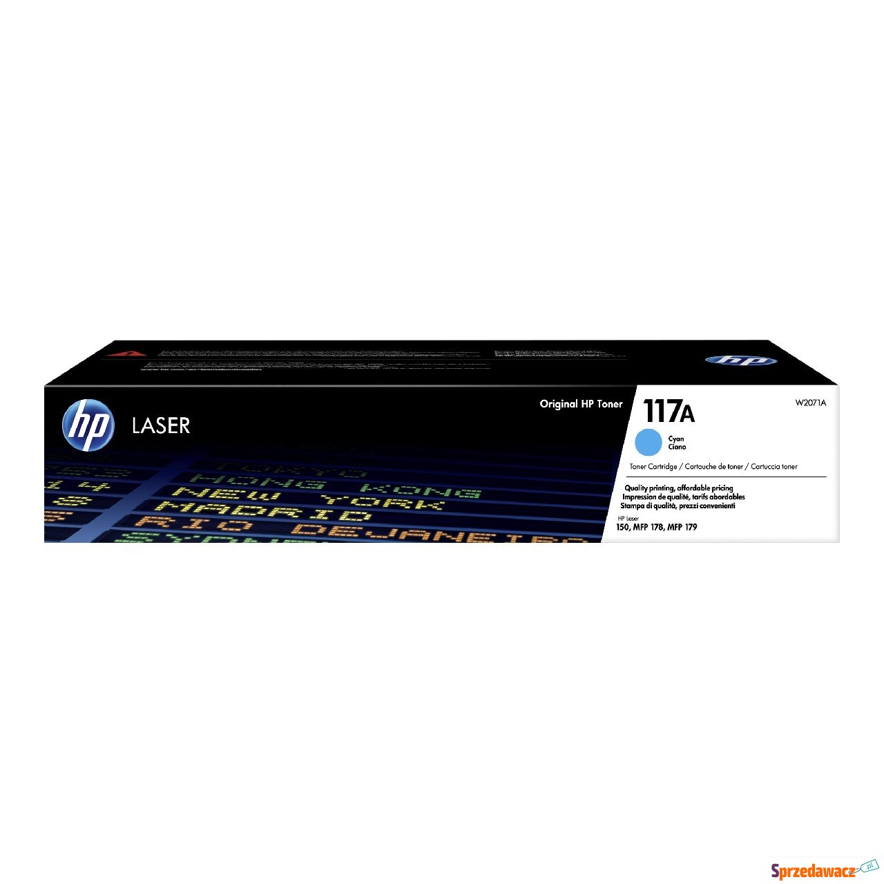 Toner HP 117A W2071A błękitny