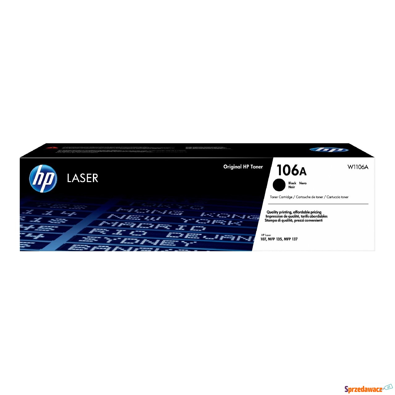 HP 106A W1106A czarny