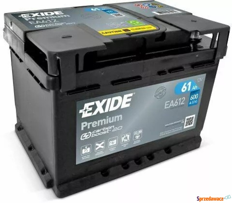 Akumulator Exide Premium 61Ah 600A...