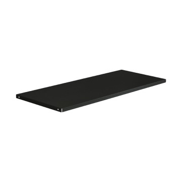 Półka metalowa do szafy biurowej czarna, 900x20x360 mm