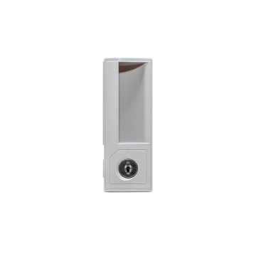 Zamek do szafy metalowej skrytkowej szary, 110x41 mm
