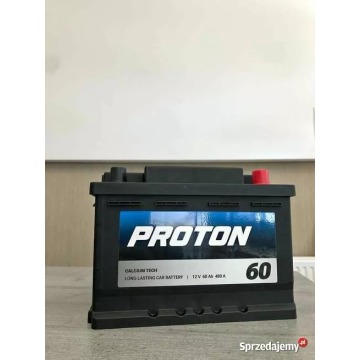 Akumulator Proton 60Ah 480A en prawy+ niski