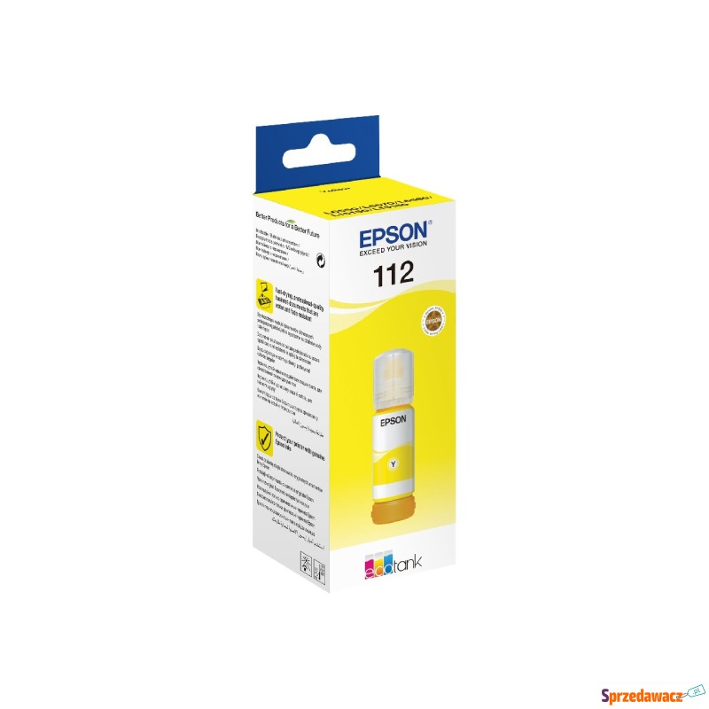 Tusz Epson EcoTank 112 żółty - Tusze, tonery - Bolesławiec