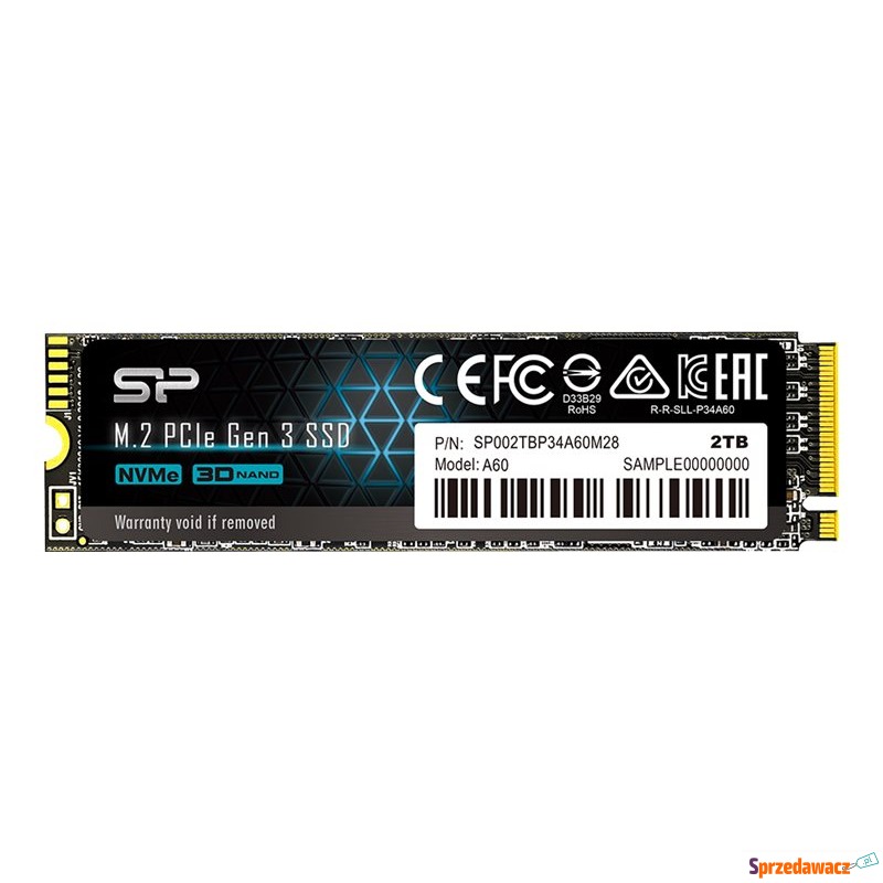 Dysk SSD Silicon Power Ace A60 2TGB M.2 PCIe NVMe - Dyski twarde - Kielce