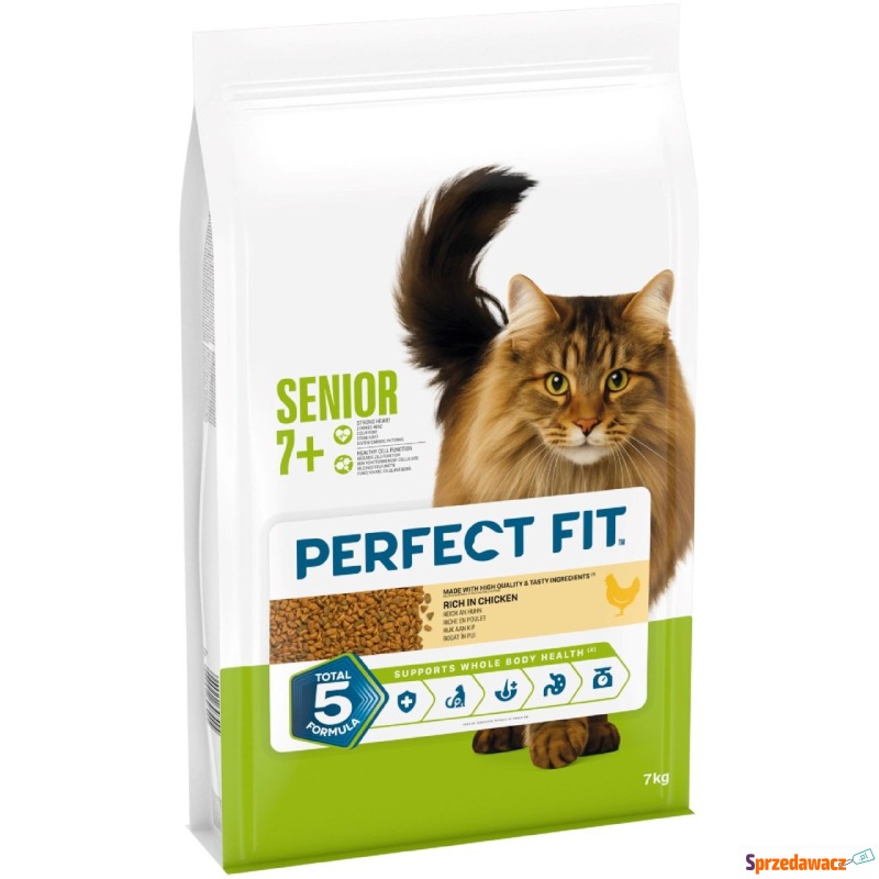 Perfect Fit Senior 7+, z kurczakiem - 2 x 7 kg - Karmy dla kotów - Toruń