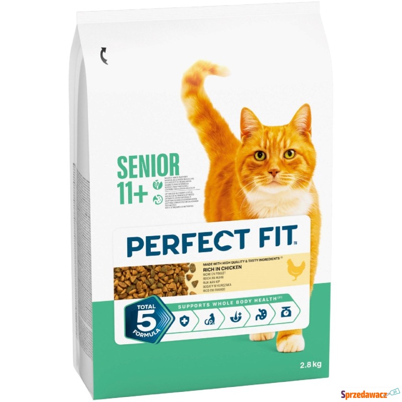 Perfect Fit Senior 11+, z kurczakiem - 2 x 2,8... - Karmy dla kotów - Koszalin