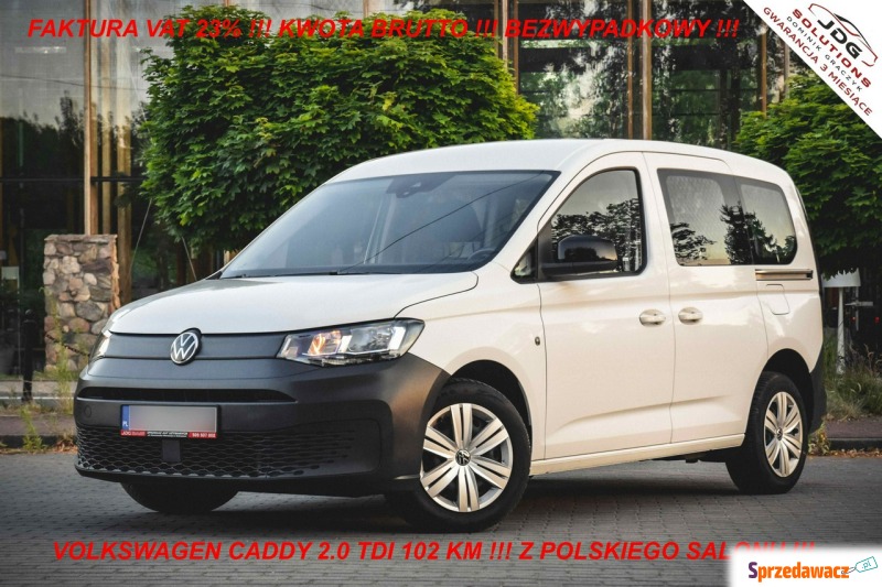 Volkswagen Caddy  Minivan/Van 2022,  2.0 diesel - Na sprzedaż za 57 000 zł - Sochaczew