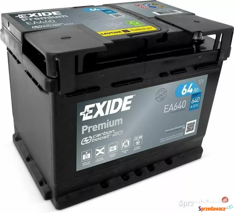Akumulator Exide Premium 64Ah 640A...