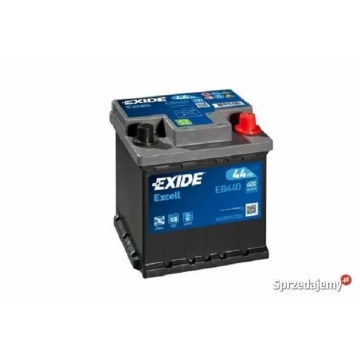 Akumulator Exide Excell 44Ah 400A kostka eb440