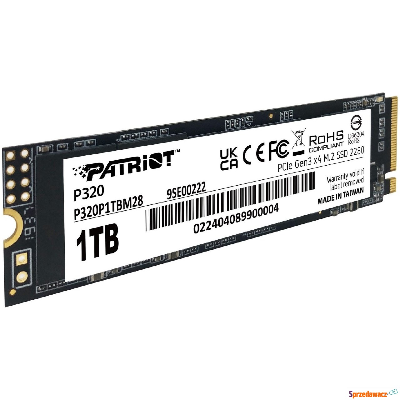 Patriot P320 PCIe NVMe 1TB