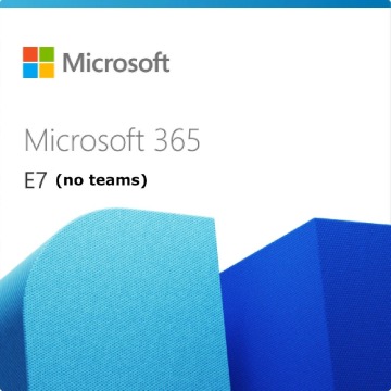 Programy i pakiety biurowe Microsoft 365 E7 (no teams) - licencja na rok