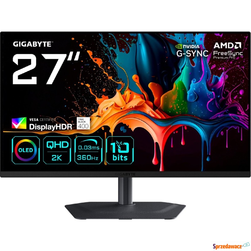Gigabyte MO27Q3 - 360Hz | QHD | QD-OLED | 27'' - Monitory LCD i LED - Piaseczno