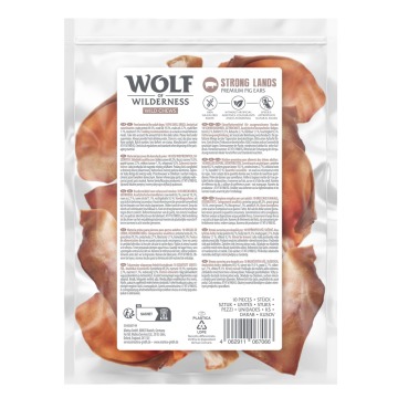 Wolf of Wilderness Premium uszy wieprzowe 