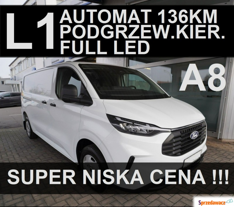 Ford Transit Custom 2025,  2.0 diesel, automat - Na sprzedaż za 145 140 zł - Szczecinek