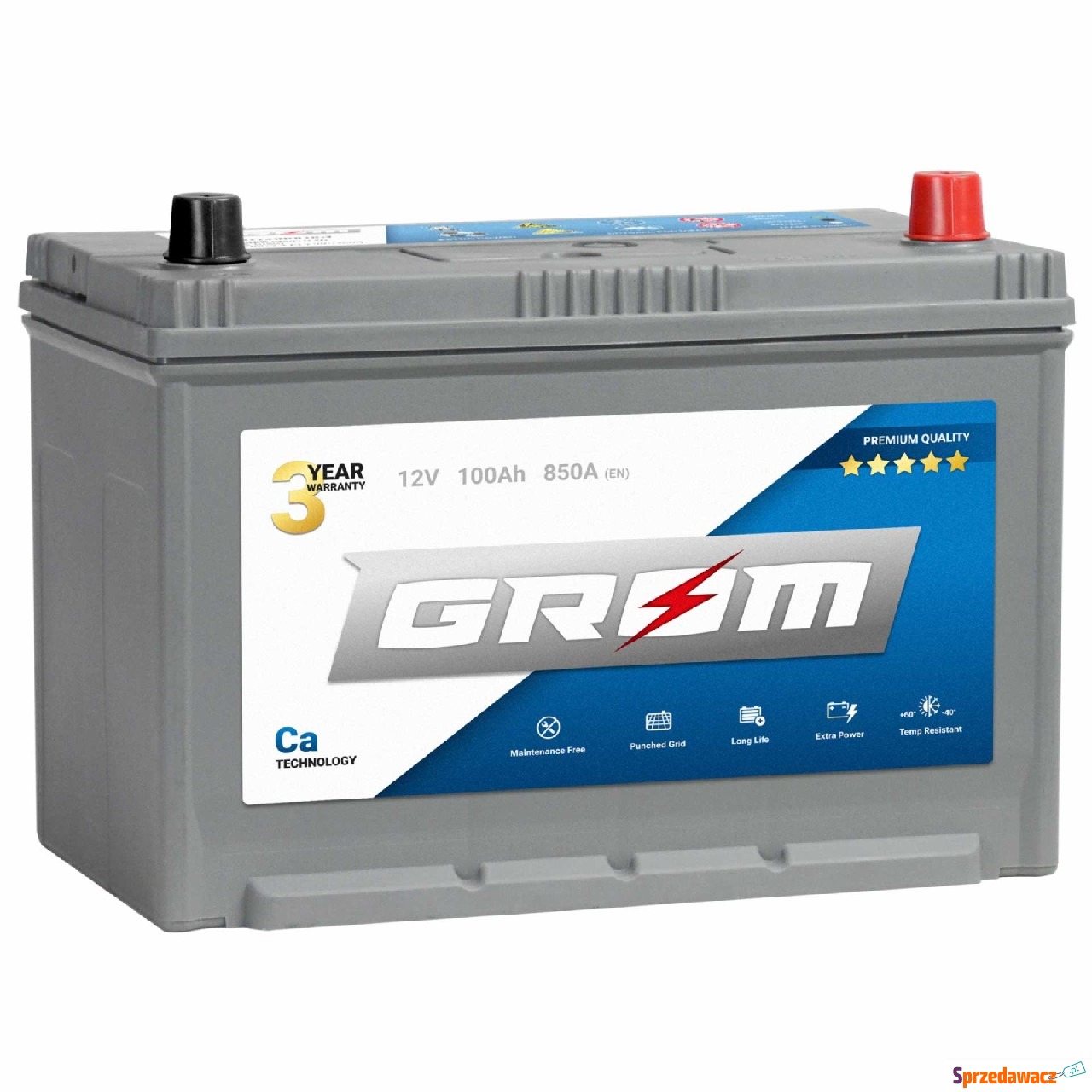 Akumulator Grom 100Ah 850A Japan...
