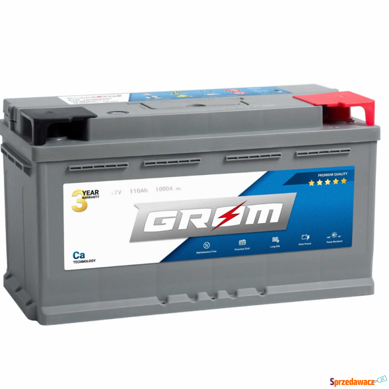 Akumulator Grom 110Ah 900A Bia...