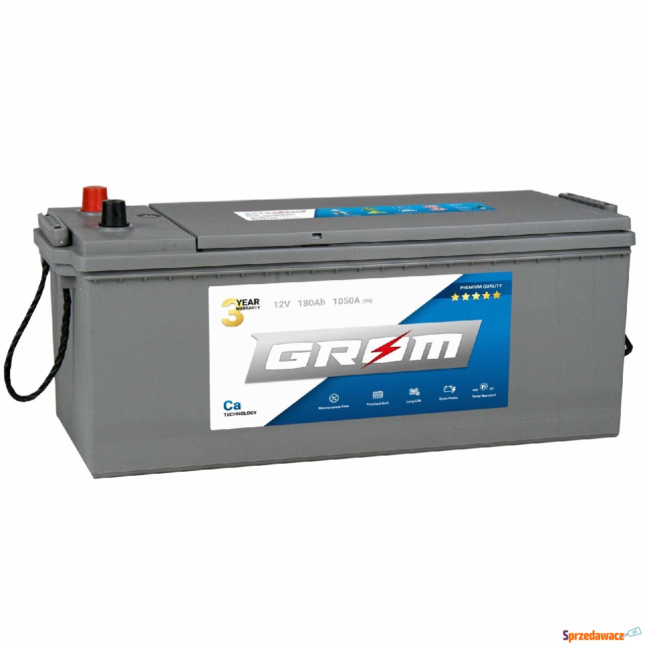 Akumulator Grom 180Ah 1050A Bi...