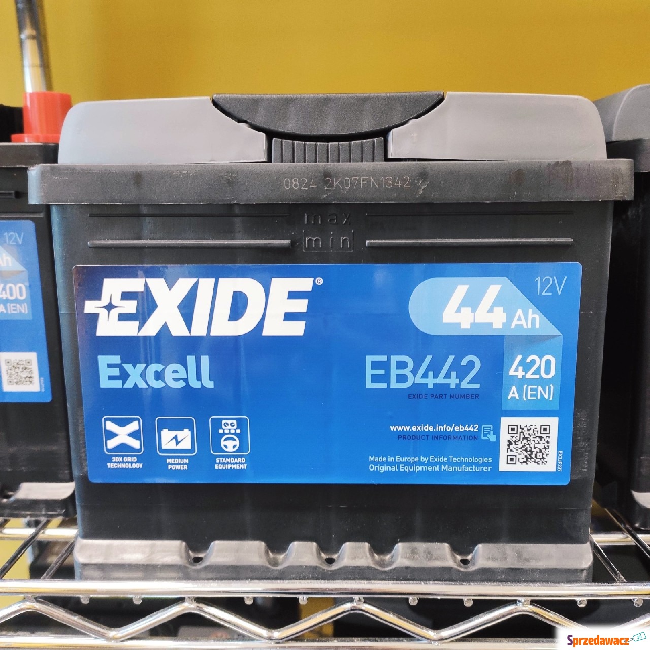 Akumulator Exide Excell 44ah 420a...