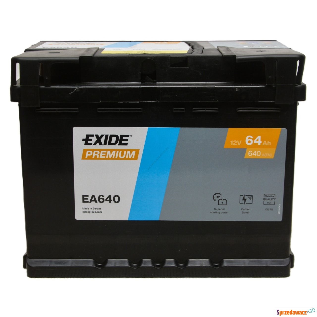Akumulator Exide Premium 64ah 640a...