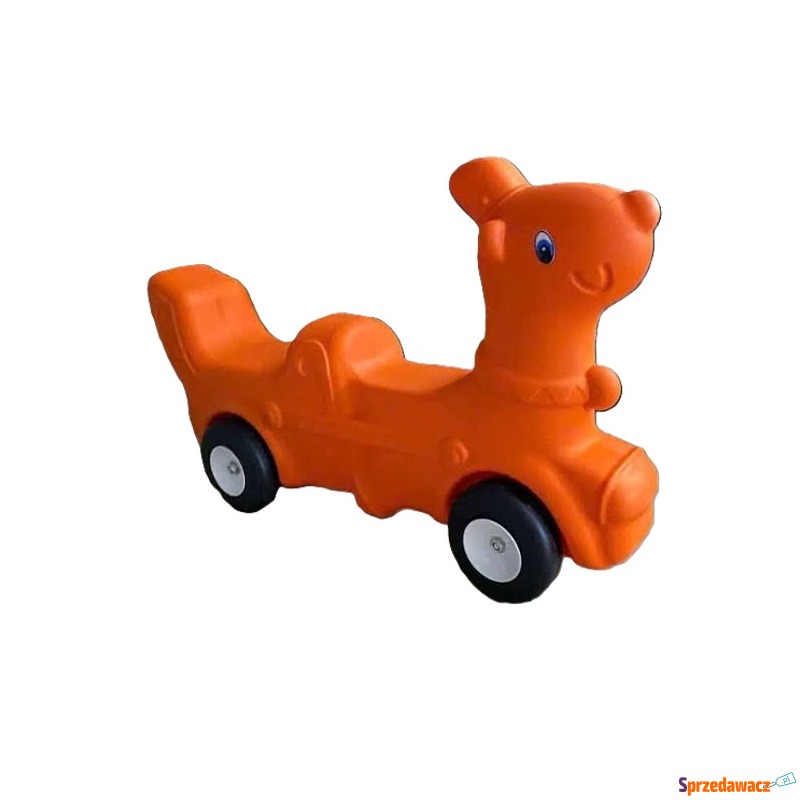 Jeździk dla dwojga dzieci.