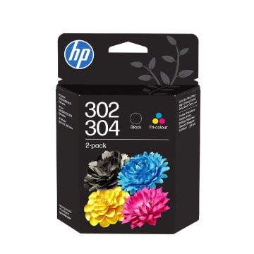 Zestaw tuszów HP 302/304 Ink kolorowy 2 ml + czarny 2 ml