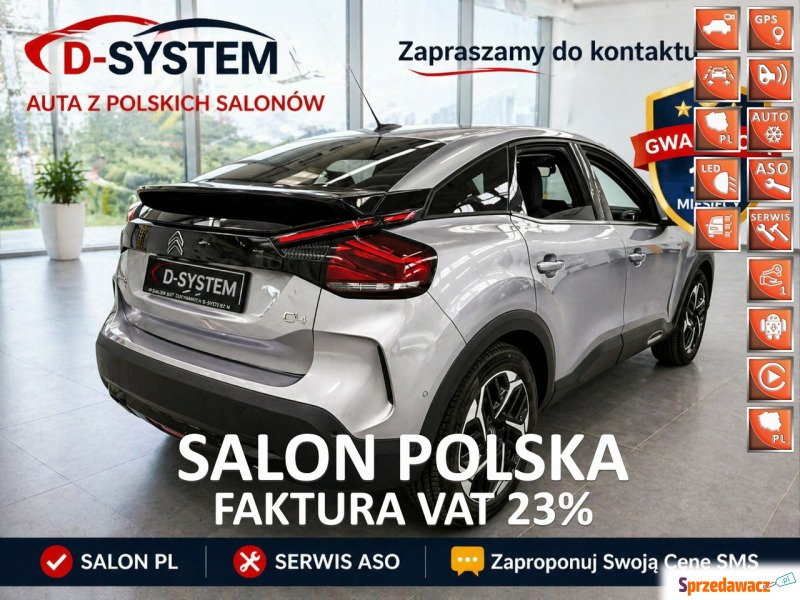 Citroen C4  Hatchback 2022,  1.5 diesel - Na sprzedaż za 52 478 zł - Białystok