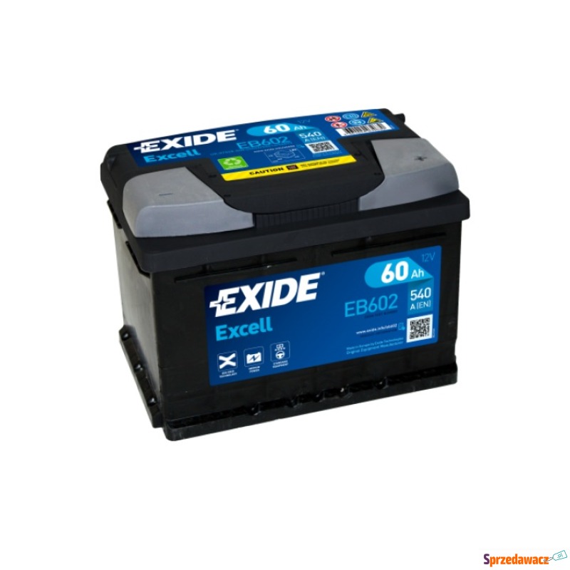 Akumulator Exide Excell 60ah 540a eb602 en prawy... - Akumulatory - Chełm