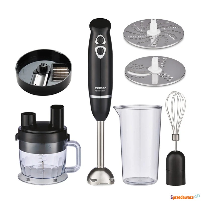 Blender ręczny Zelmer ZHB4600 QubeMaster czarny - Blendery - Bytom