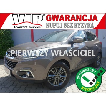 Hyundai ix35 - 1,6i Półskóra Klimatronik Alu Ledy Navi rej.2014 VIP Gwarancja