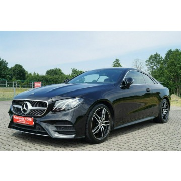 Mercedes E 220 - Serwis w ASO  Stan Idealny AMG-Line automat pół skóra kamera navi