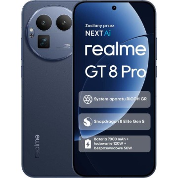 Smartfon Realme GT 8 Pro 5G 16/512GB Niebieski (RMX5210)