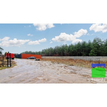 Widzew - działka do wynajęcia 1100 m2 kontenery