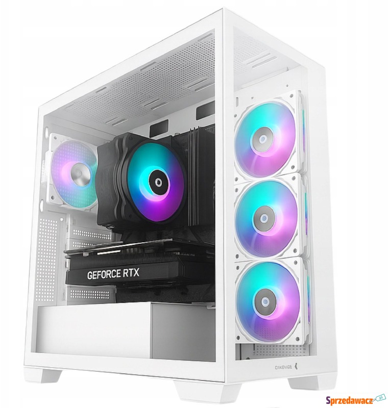 Komputer quickpc do gier AQUA Ryzen 5 8400 / RTX... - Komputery stacjonarne - Jastrzębie-Zdrój