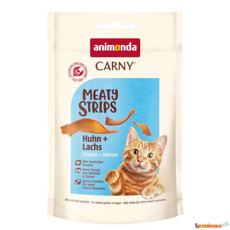 animonda Carny Adult Meaty Strips - Kurczak +... - Przysmaki dla kotów - Legnica